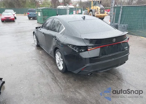 2021 Lexus Is 300 z USA, uszkodzony, nr VIN JTHC81F29M5043571